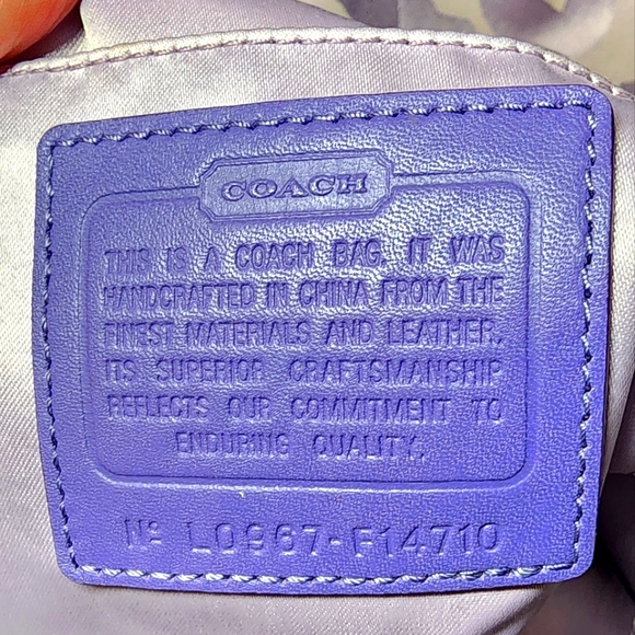 COACH VINTAGE CC MONOGRAM LOGO HOBO Bag.      Rare Coach - Picture 10 of 10